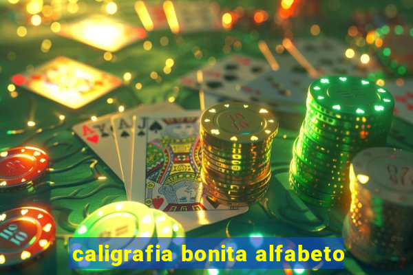 caligrafia bonita alfabeto